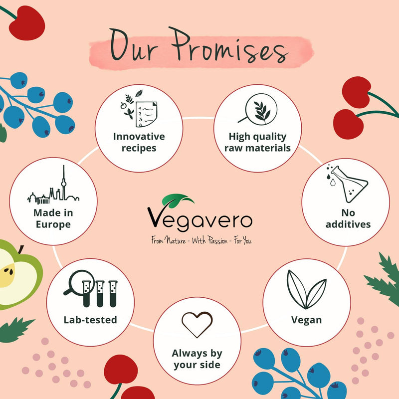 Vitamin B12 Spray Vegavero� | Vegan Methylcobalamin | 120 Days | Natural Cherry Flavour | 500�g per Spray | Liquid Travel Size - BeesActive Australia