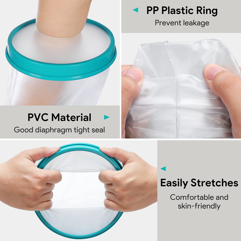 Cast Protectors,DOACT Arm Cast Cover for Shower Durable Cast Protector Keeps Hand Wrist Finger Elbow Cast Bandage Dry Waterproof Sleeve Bag for Broken Arm Reusable Watertight Seal Adult Full Arm 60cm Adults' full arm - BeesActive Australia