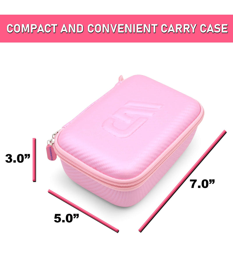 CASEMATIX Pink Travel Case Bag Compatible with Asthma Inhaler, Masks, Spacer - Case Only - BeesActive Australia