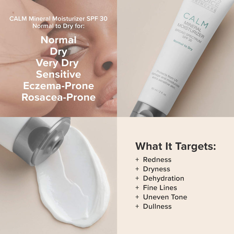 Paula's Choice CALM SPF 30 Mineral Moisturizer Broad Spectrum Sun Protection, 2 Ounce Tube, for Normal to Dry Sensitive Skin-For Redness Relief - BeesActive Australia