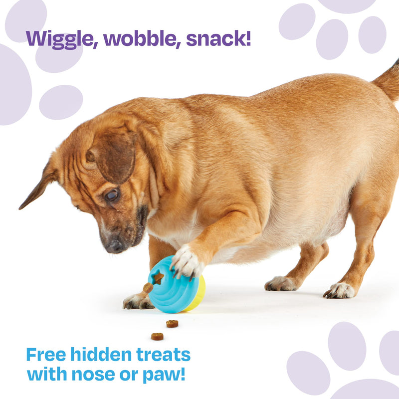 Brightkins Small Cupcake Treat Dispenser - 1 Cupcake Mental Stimulation Toys for Dogs, Treat Dispenser for Dogs, Multicolor - BeesActive Australia