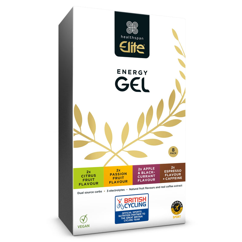 British Cycling Energy Gels | 25g Dual Source Fast Acting Carbs | 3 Electrolytes- Sodium, Potassium & Calcium | Vegan (Mixed Box) Mixed Box - BeesActive Australia