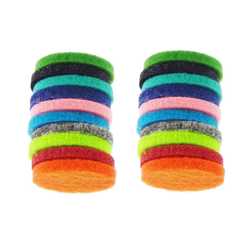 260 Pcs 30mm Aromatherapy Diffuser Pad Round Fibre Replacement Refill Pads Essential Oil Diffuser Pad Air Freshener 20 Colors Accessories - BeesActive Australia