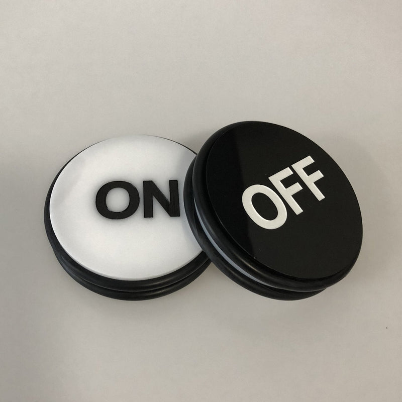Yuanhe Double-Sided Casino Grade ON/Off Craps Dealer Puck 3 Inch Diameter - BeesActive Australia
