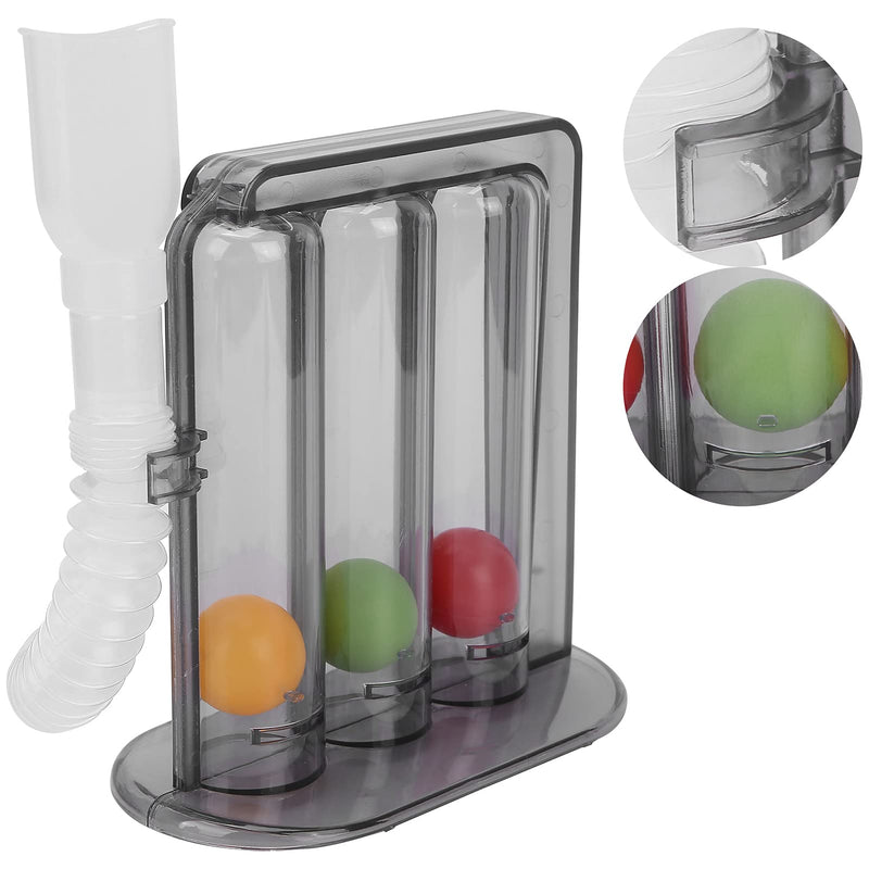 Lung Exerciser Respiratory Exerciser Deep Breathing Exerciser Washable 3 Ball Vital Capacity Training Tool Incentive Spirometer - BeesActive Australia