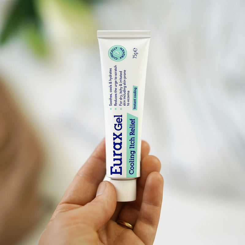 Eurax Cooling Itch Relief Gel 75 g, Proven to Soothe, Hydrate & Instantly Cool Dry, Itchy & Irritated Skin - BeesActive Australia