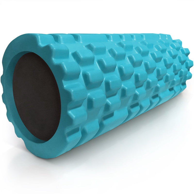 321 STRONG Foam Roller - Medium Density Deep Tissue Massager for Muscle Massage and Myofascial Trigger Point Release, with 4K eBook Aqua - BeesActive Australia
