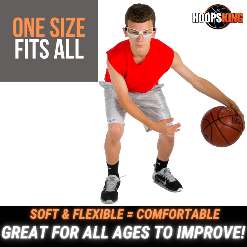 HoopsKing Basketball Dribble Goggles 10 Pack Plus Online Dribbling Video Workout - BeesActive Australia