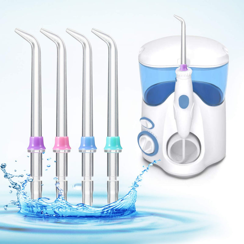 10 Pieces Replacement Tips Compatible with Waterpik Water Flosser WP-100, WP-100W, WP-260 and More, Includes Classic Jet Tips, Brush Tips and Pocket Tips - BeesActive Australia