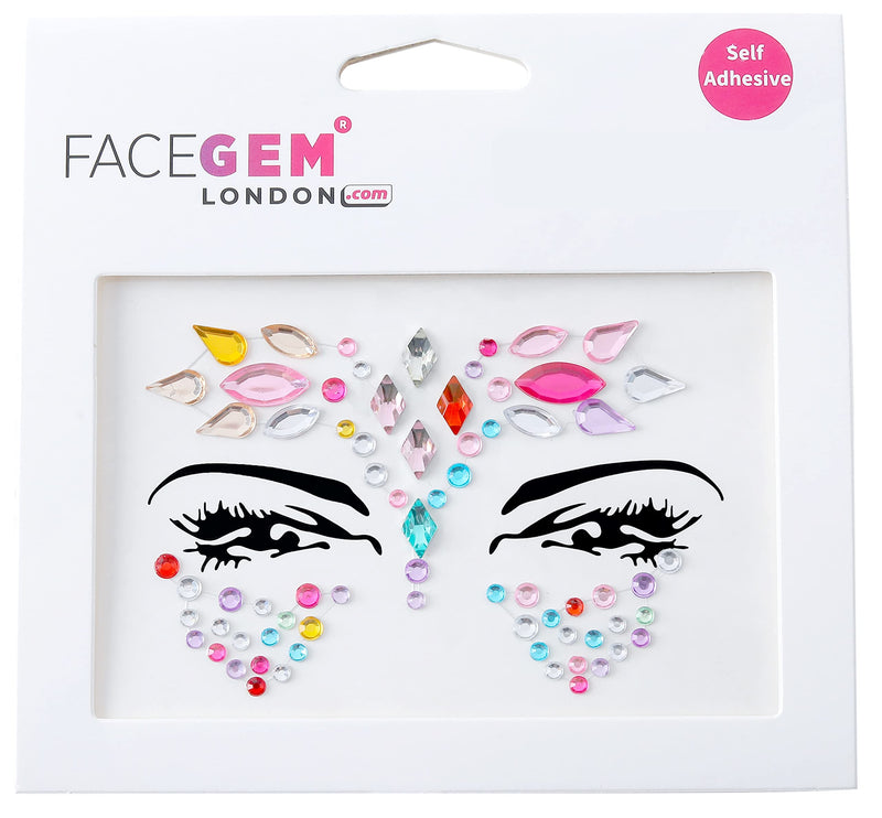 9 PCS Face Gems Adhesive Glitter Jewel Tattoo Sticker Festival Gems Rave Party Body Make Up Z9ZAKMIXA - BeesActive Australia