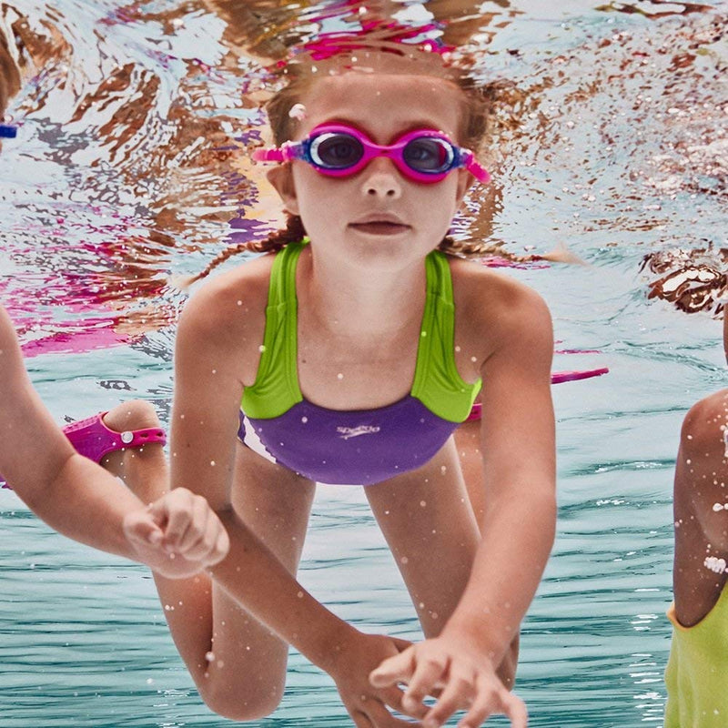 Speedo Unisex-Child Swim Goggles Skoogle Ages 3 - 8 Bright Pink - BeesActive Australia