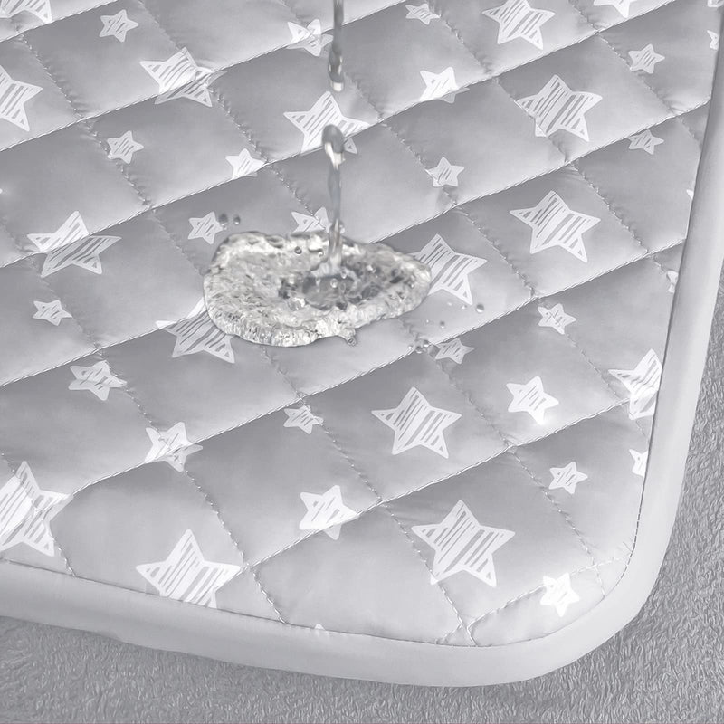 Moonsea Dog Bed Covers Replacement Washable Easy to Clean Cover Only, Waterproof Dog Bed Cover Dog Pillow Cover Quilted, Pet Bed Cover Lovely Grey Star Print, Puppy Bed Cover, for Dog/Cat L（27"x 36"） - BeesActive Australia