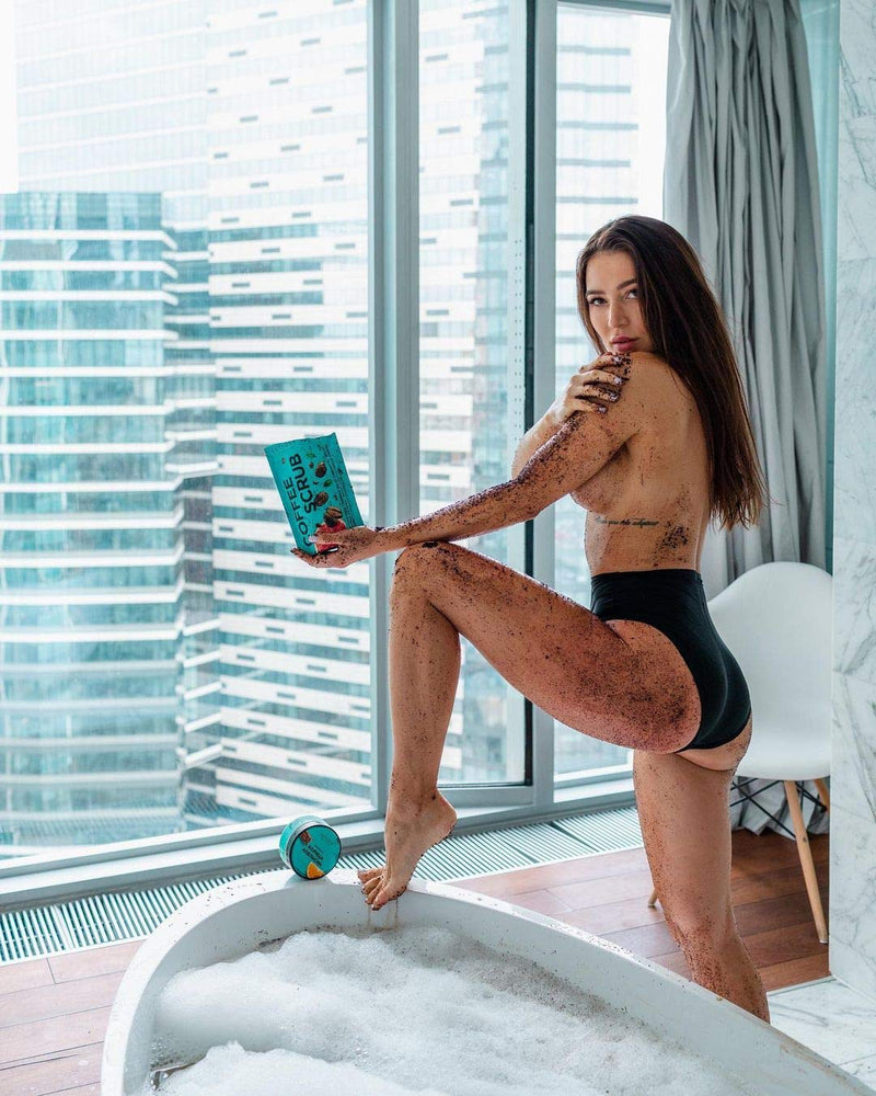 Letique Body Scrub Coffee, Removing Dead Particles of the Epidermis and Stimulating Blood Circulation and Lymphatic Drainage, Makes Your Skin Supple, Smooth and Elastic, 8.8 fi. oz. / 250 g. - BeesActive Australia