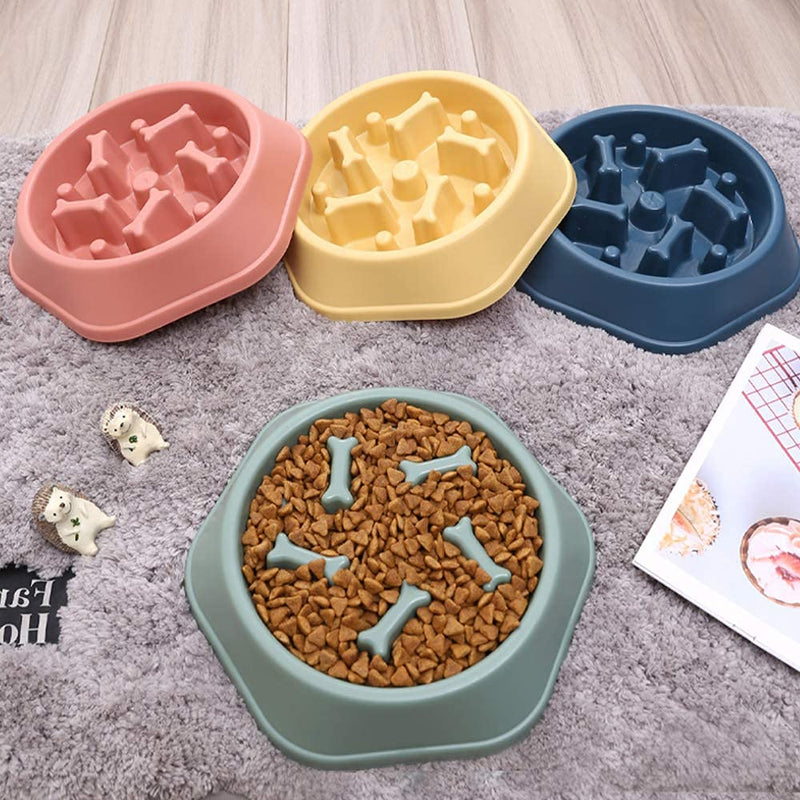 Slow Feeder Dog Bowls Slow Feeding Dog Bowl Small Medium Breed Dog Food Bowls Slow Feed Dog Bowl Slow Eating Dog Slow Feeder Bowl Puppy Dog Puzzle Slow Feeder Eater Bowl Lick Mat Treat Mat for Dogs 6.Blue - BeesActive Australia