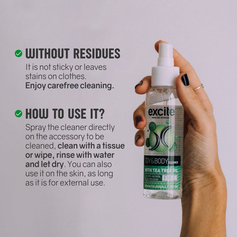 Excite Man or Woman Disinfectant Cleaner: Hygiene and Care for Your Sex Toys and Menstrual Cups - BeesActive Australia