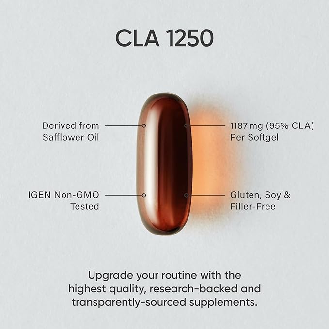 Sports Research, CLA 1250 High Support, 1,250 mg, 180 soft gel - BeesActive Australia