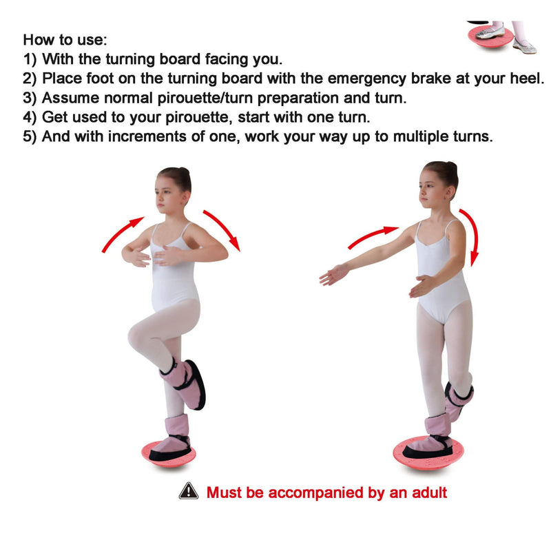 Leg Stretching Strap and Ballet Balance Board, 2 Pc. Set, Stretching, Disc Core Trainer and Flexibility Equipment for Dance, Gymnastics, Cheer or Figure Skating, Portable - BeesActive Australia