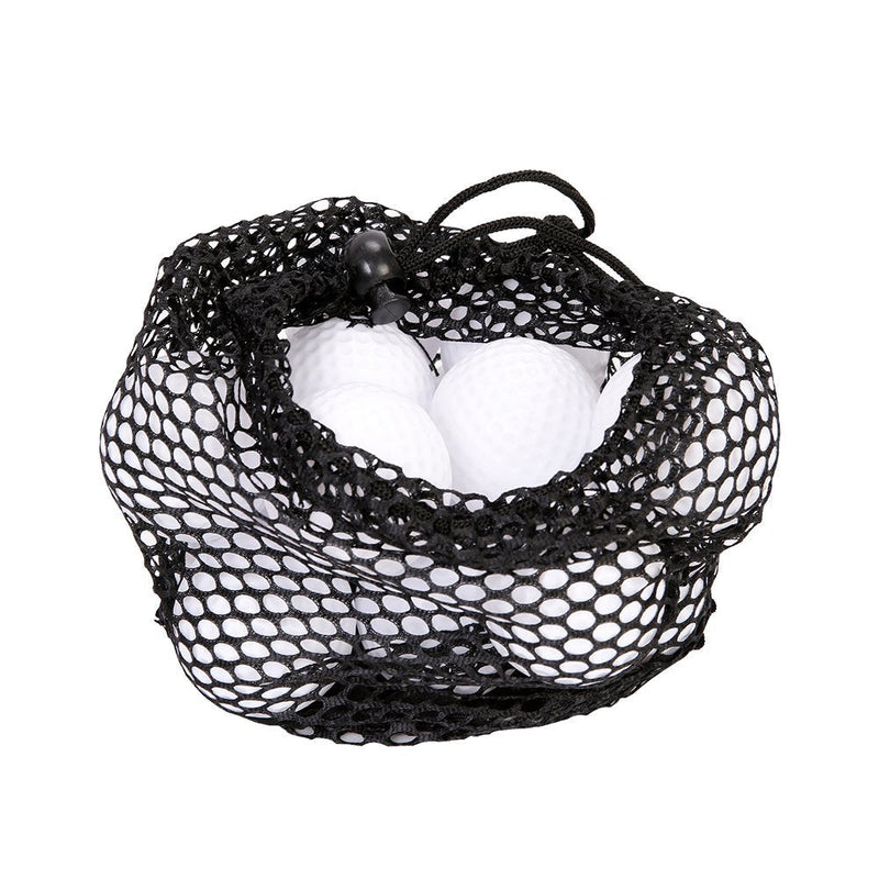 Tbest 3 Size Nylon Mesh Drawstring Pouch Golf Balls Holder Storage Bag Black Small - BeesActive Australia