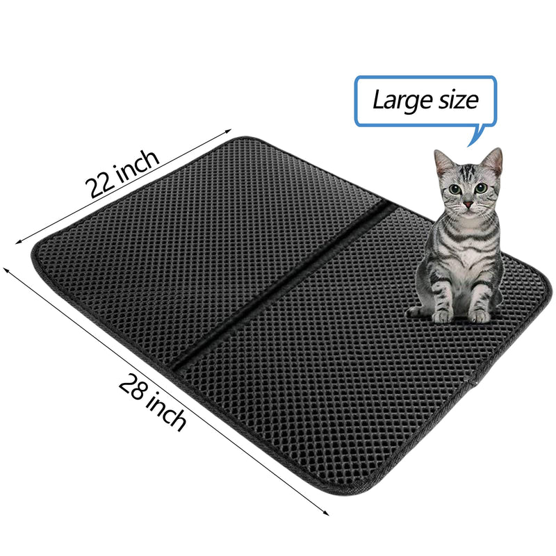 LIPHISFUN Cat Litter Mat (22x28 inch) 22x28 inch - BeesActive Australia