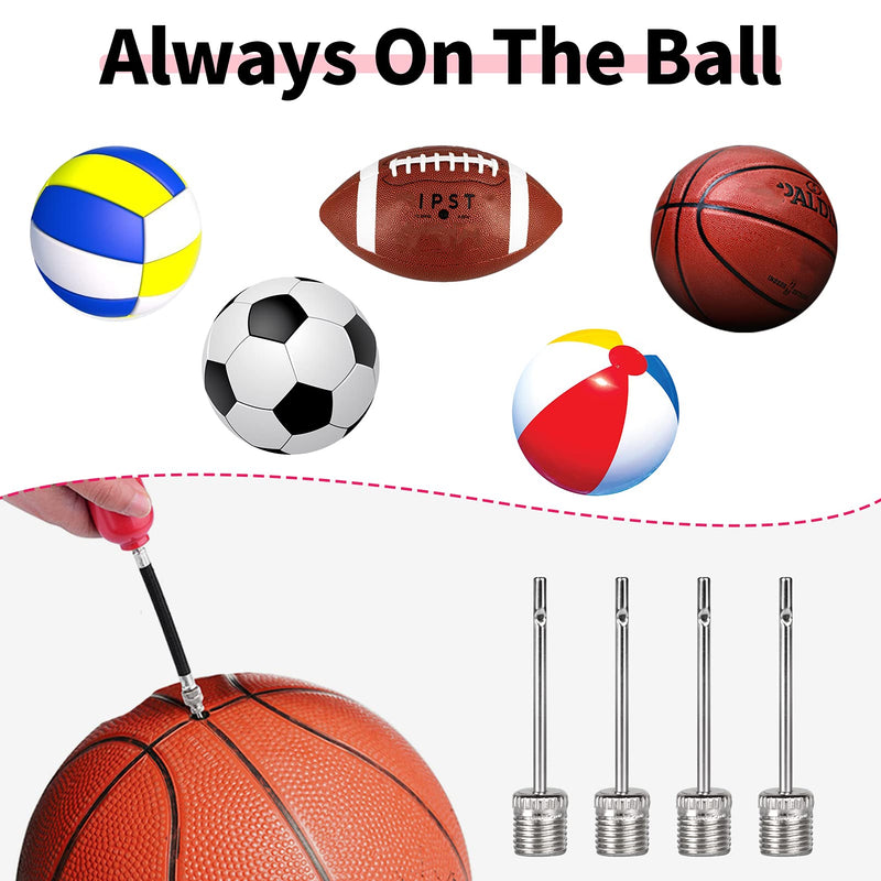 MoTrust Stainless Steel Air Pump Needle,Premium Inflation Needles,Pump Needle for Football, Basketball, Soccer, Volleyball or Rugby Balls with Portable Storage Box-16PACK - BeesActive Australia