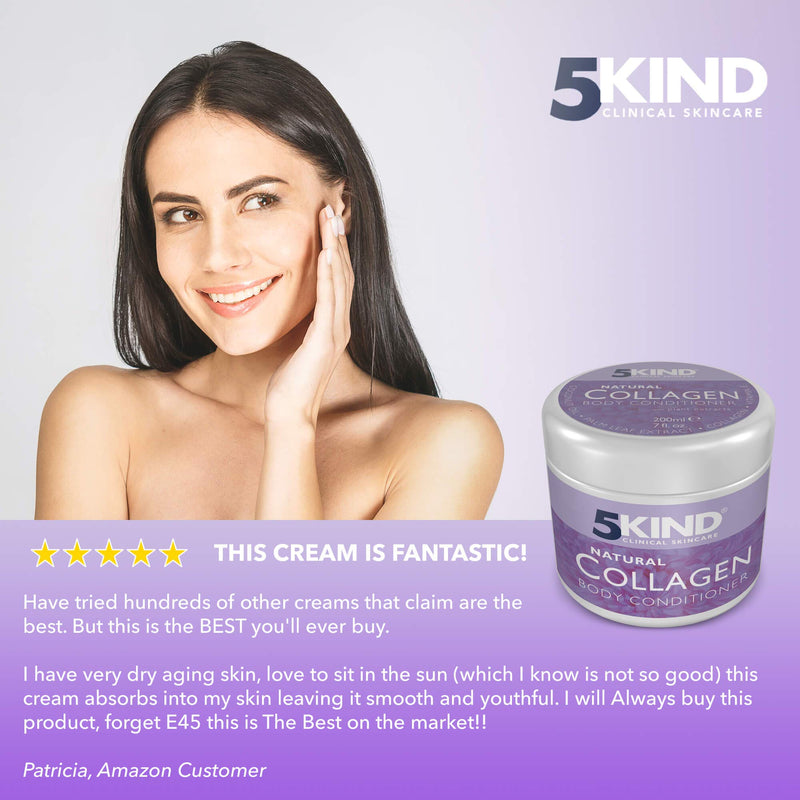 Collagen Cocoa Butter Body Conditioner Cream by 5kind-body cream moisturiser women and mens-rich firming cream - BeesActive Australia