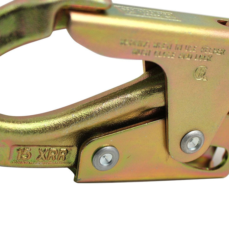 Fusion Climb Maxi-2 High Strength Carbon Steel Drop Forged Snap Hook, Gold, Universal (FP-6013-5-HS-GLD) - BeesActive Australia