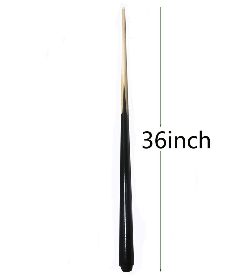 H-A 36”Wooden Billiard House Cue Sticks Shorty Cues Pool Cues for Kids Hardwood Billiard Cue Sticks 13mm Glue-on Tips,Set of 2 - BeesActive Australia