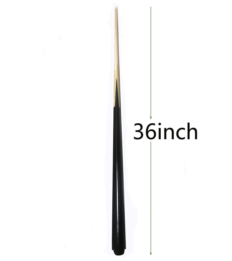 JX 36" Wooden Billiard House Cue Sticks Shorty Cues Pool Cues for Kids Hardwood Billiard Cue Sticks 13mm Glue-on Tips,Set of 2 - BeesActive Australia