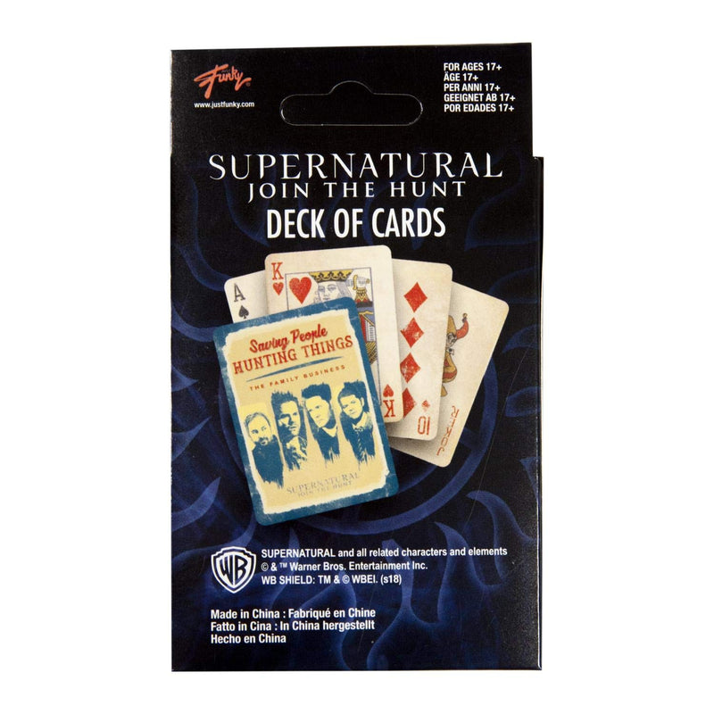 [AUSTRALIA] - JUST FUNKY Supernatural Collectibles | Supernatural Playing Cards | TV Series Merchandise 