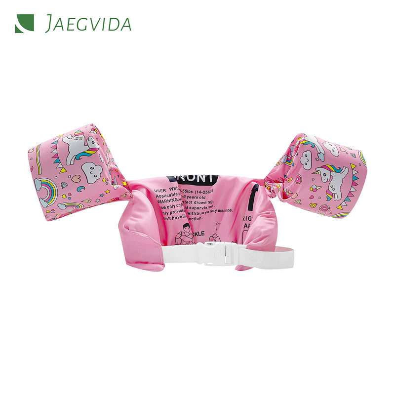 Jaegvida Kids Swim Vest for Swimming Learning Pink Unicorn - BeesActive Australia
