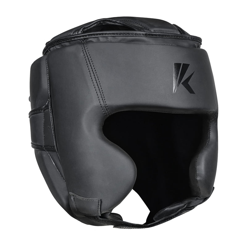 Kruzak Boxing Headgear for Men Black Matte Matte Black Small-Medium - BeesActive Australia