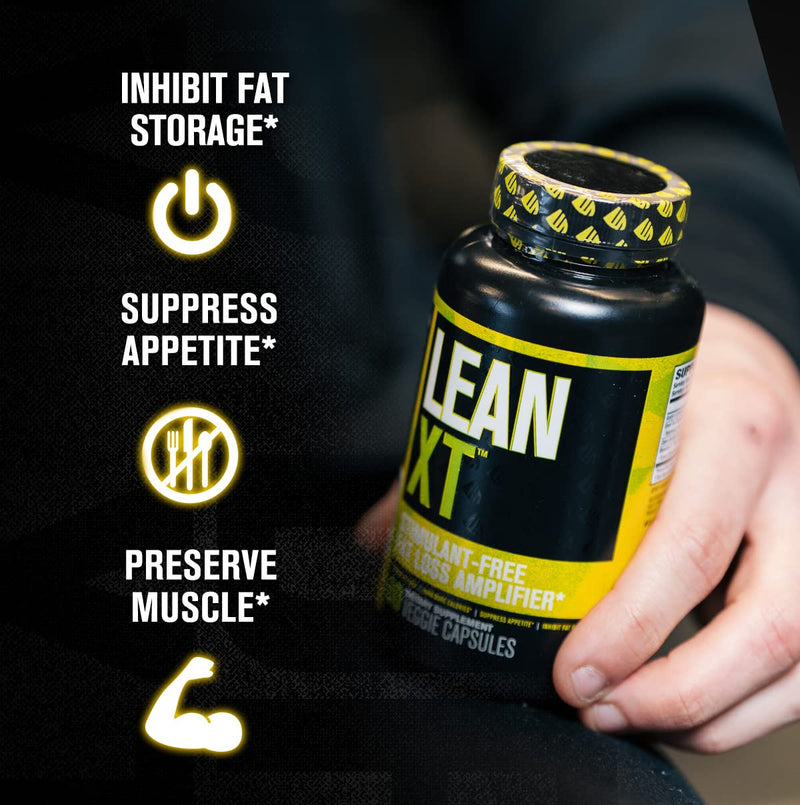 Lean-XT Caffeine Free Fat Burner - Non Stim Weight Loss Supplement, Appetite Suppressant, & Metabolism Booster with Acetyl L-Carnitine, Green Tea Extract, & Forskolin - 60 Natural Diet Pills - BeesActive Australia