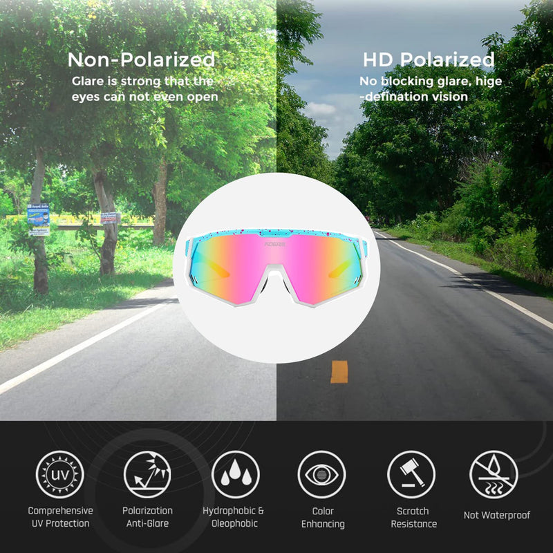 TOTOSALL Vipers Style Sunglasses, Baseball Sunglasses For Man An Woman,UV400 Polarization Sunglasses,Cycling, Running,driving Nx1 - BeesActive Australia