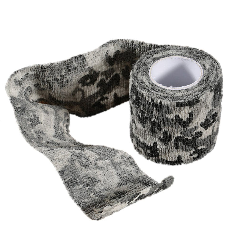 SEADESKY Uning Self-Adhesive Protective Camouflage Tape Wrap 5CM x 4.5M Tactical Camo Form Multi-Functional Non-Woven Fabric Stealth Tape Stretch Bandage for Outdoor Military Hunting Camouflage 6 - BeesActive Australia