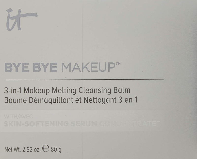 IT Cosmetics Bye Bye Makeup 3-in-1 Makeup Melting Cleansing Balm, 2.82 oz (80 g) - BeesActive Australia