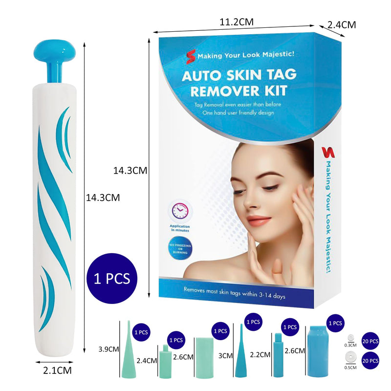 1 Piece 2 in 1 Automatic Skin Tag Remover, Face, Neck, Body Skin Tag Removal, 2-8mm Mole Wart Remover, can be Used for Moles, calluses, Warts - BeesActive Australia