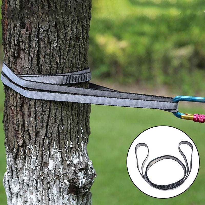 FOSER 18mm Nylon Climbing Sling Runner, 23KN Nylon Rope,Apply to Rock Climbing, Mountaineering, Hiking, Downhill, Emergency Equipment, etc Green(2pcs) 120cm/48inch - BeesActive Australia