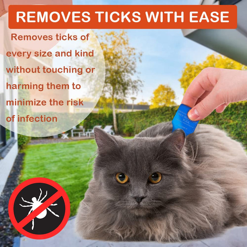 Tick Remover Tool, Tick Removal Tool Suitable for Pets, Animals, and Humans, Quick, Safe, Reliable, and Highly Essential Tick Remover Tool for Portable Outdoor Living Silver, Red, Blue - BeesActive Australia