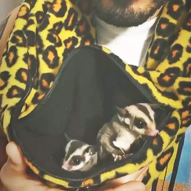 Pet Bonding Scarf - Carry Bonding Pouch - For Chinchillas, Hedgehogs, Rats, Sugar Gliders, Guinea Pigs, Rabbits, Hamsters, Gerbils, Squirrels, Ferrets, Kittens, Parrots, Birds, Reptiles Snake - BeesActive Australia