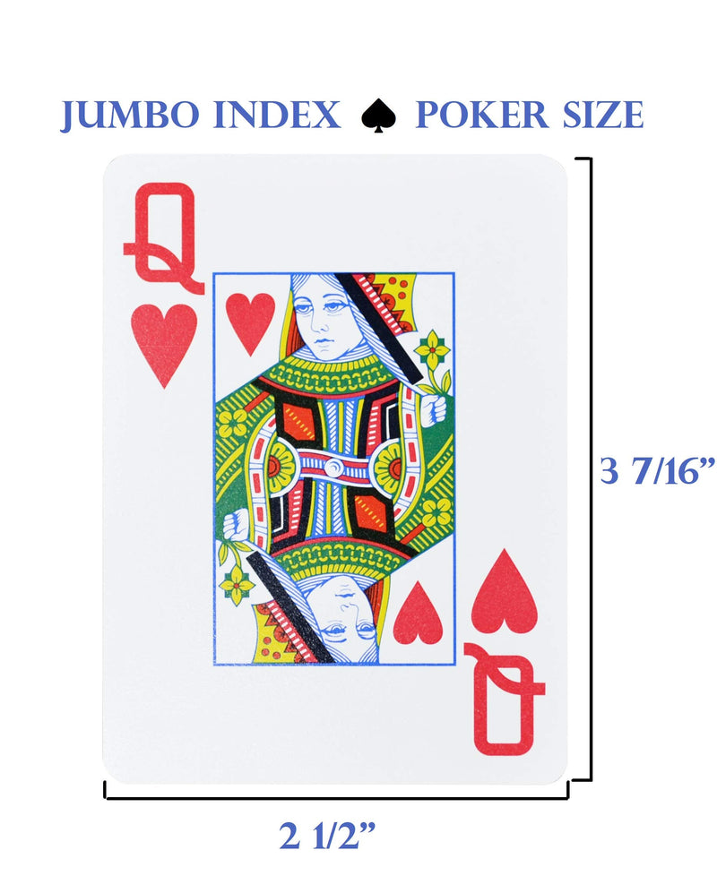 [AUSTRALIA] - Copag 1546 Design 100% Plastic Playing Cards, Poker Size Jumbo Index Orange/Brown Double Deck Set 