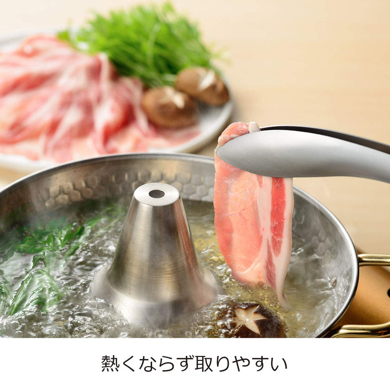 Oaks Reye LS1535 Morifuku Tongs, Light Force for Firm Grip, Stainless Steel, Made in Japan No Box - BeesActive Australia