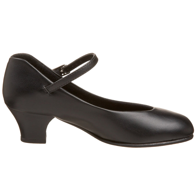 [AUSTRALIA] - Capezio Little Kid/Big Kid Jr. Footlight 550X Character Shoe 3.5 Big Kid Black 