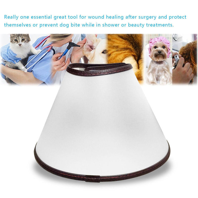 Felicey Adjustable Dog Elizabeth Collar Latest Upgrade Pet Protective Collar with Soft Edge Dog Neck Cone Recovery Cone Collar for Anti-Bite Lick, Surgery or Wound Healing L - BeesActive Australia
