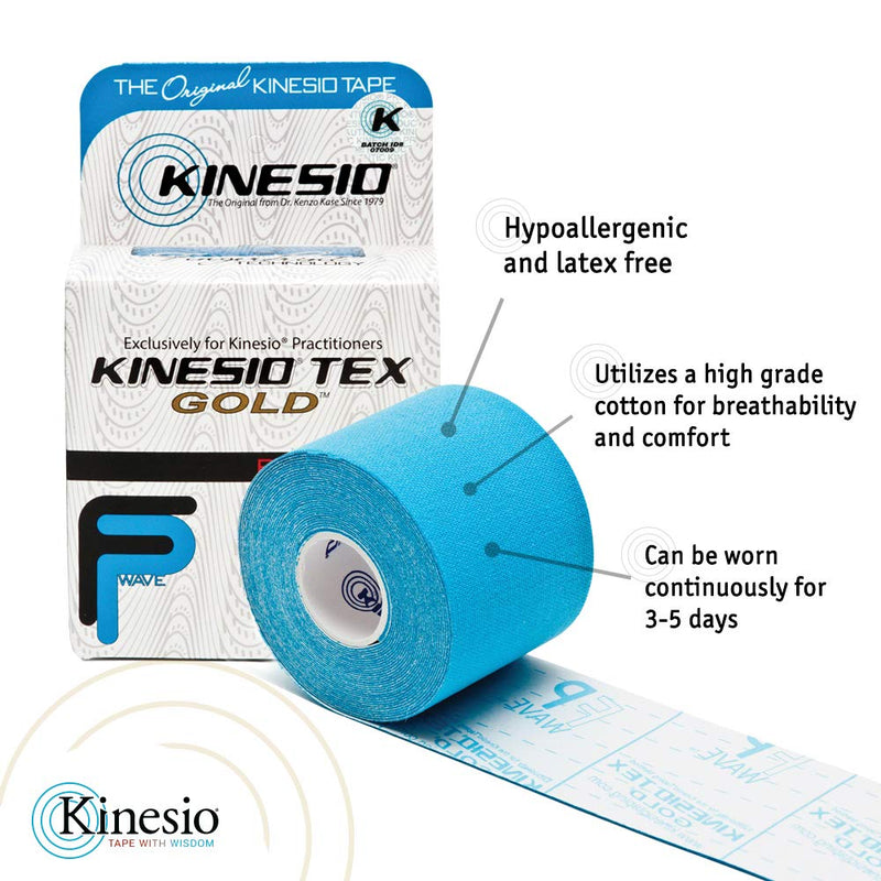 Kinesio Taping - Elastic Therapeutic Athletic Tape Tex Gold FP - Beige - 2 in. x 13 ft 2 Inch (Pack of 1) - BeesActive Australia