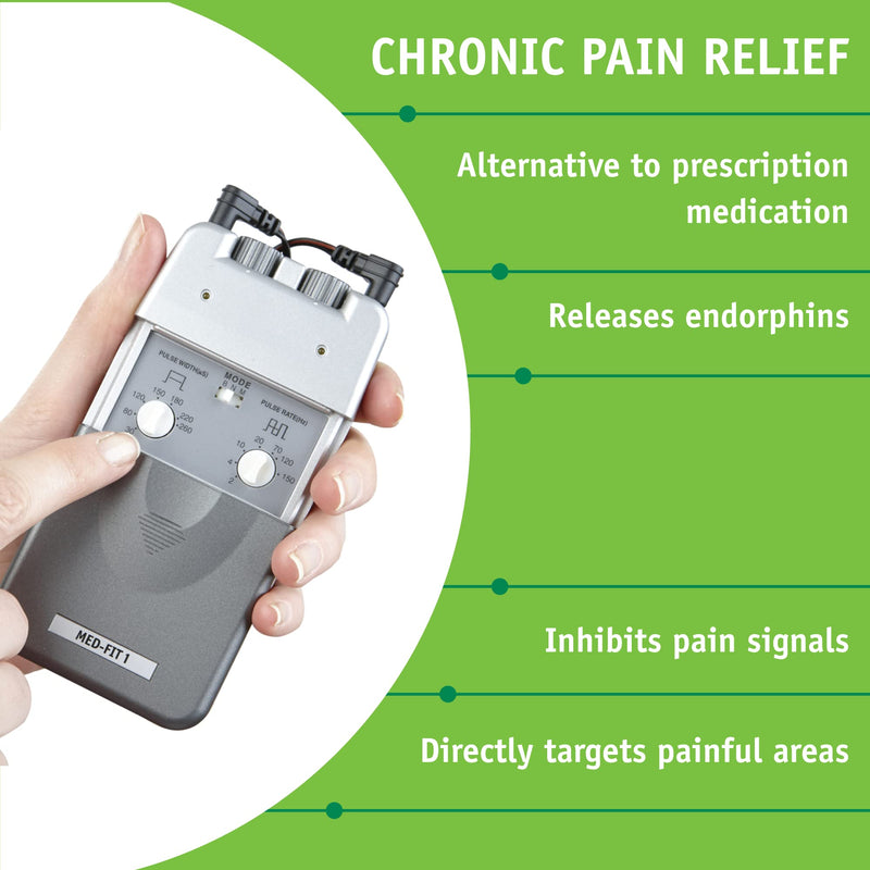 Med-Fit 1 Dual Channel TENS Machine for Pain Relief & Pain Management Therapy-Fully certified Tens Machine CE2460 - BeesActive Australia