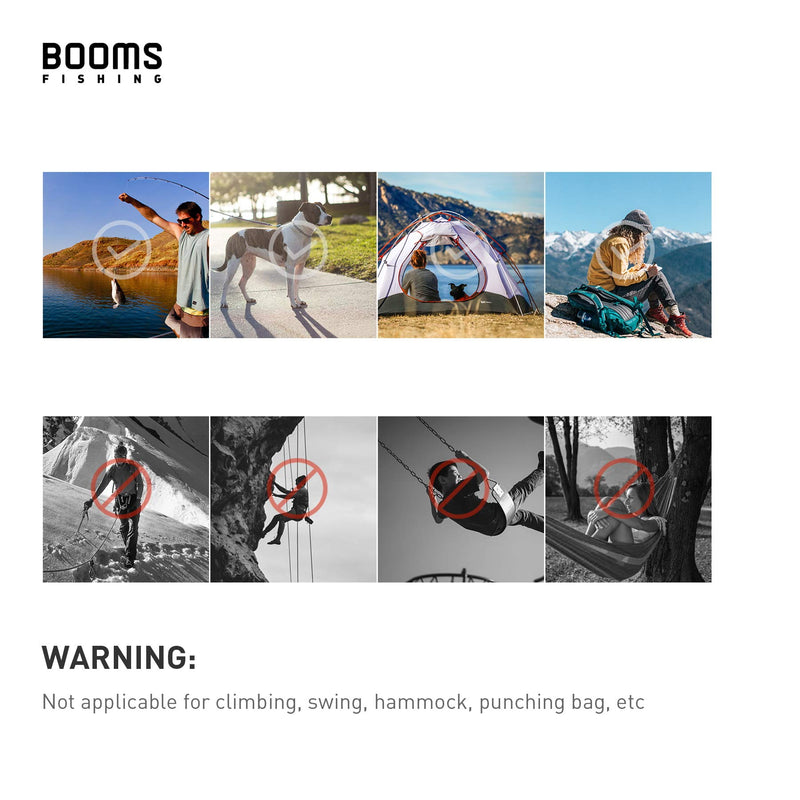 Booms Fishing CC2 Multi-Use Carabiner Clips Black, 6pcs - BeesActive Australia