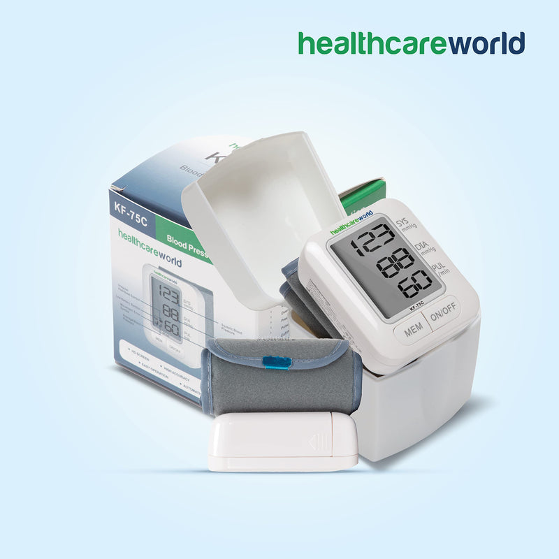 Wrist Blood Pressure Monitor Digital & Fully Automatic WHO Indicator Clinically Validated - BeesActive Australia