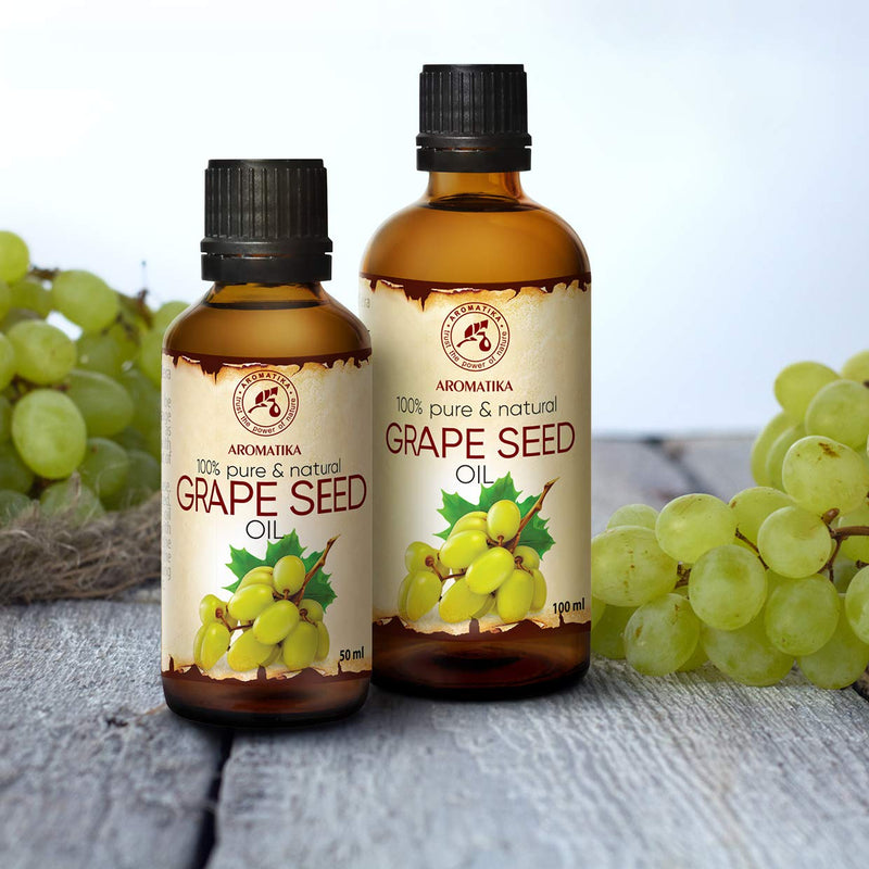 Grapeseed Oil 3.4oz - 100ml - Best for Aromatherapy - Aroma Bath - Diffuser - Home Fragrance - 100% Pure & Natural 3.4 Ounce - BeesActive Australia