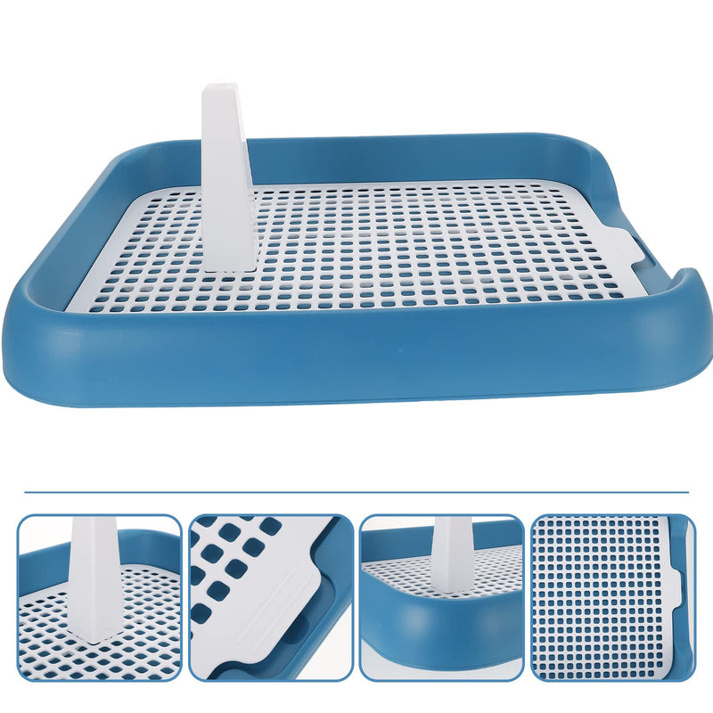 LUOZZY Training Pad Holde Mesh Dog Toilet Dog Potty Tray Anti-Slide Dog Toilet for Pet Supplies, Blue - BeesActive Australia