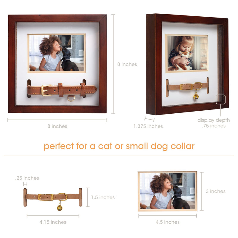 Pearhead Pet Collar Keepsake Picture Frame Espresso Collar Frame - BeesActive Australia